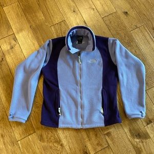 Purple North Face Fleece Jacket